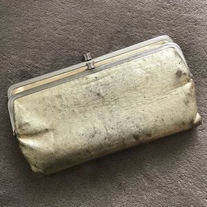 Hobo Lauren Clutch Gold